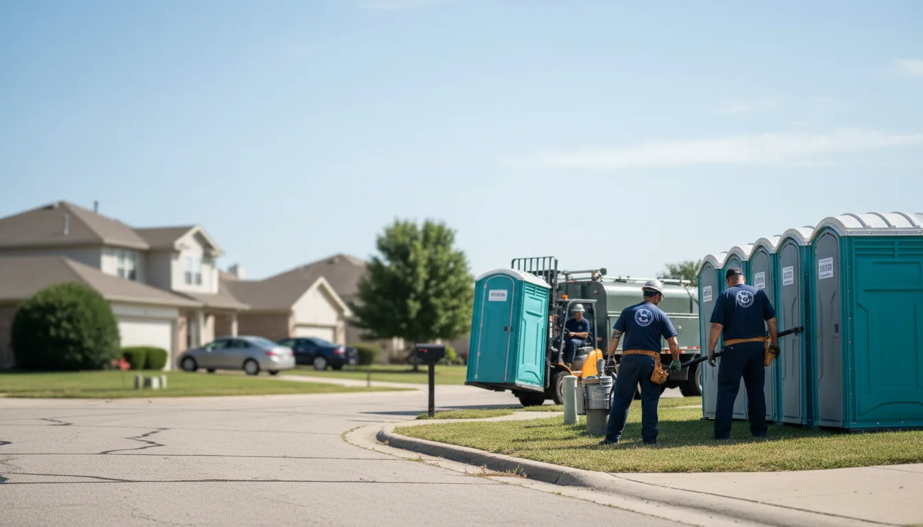 Porta Potty Rental in Mcqueeney, TX near me